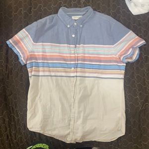 Causal color button shirt